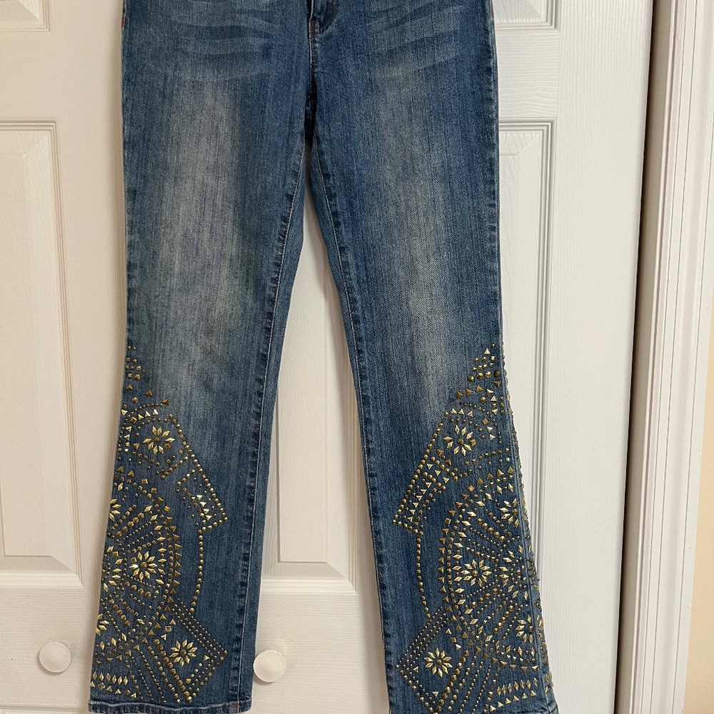 Boston Proper Studded Jeans